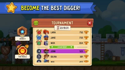 Копай! Игра Золотая шахта screenshot №7